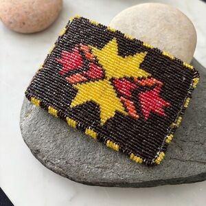 Beaded Native American Vintage Belt Buckle